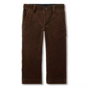 Janie and Jack The Velvet Pant | 6-12 Months | Chocolate Bar